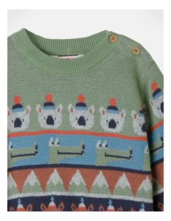 Rupert Jumper In Green -Jack & Milly 884479060 2 720x928