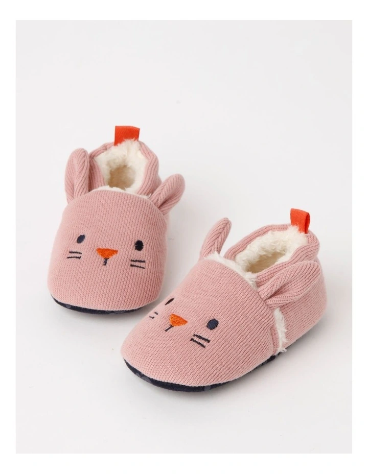 Sherpa Lined Novelty Bootie In Pink 7 Sherpa Lined Novelty Bootie In Pink - Image 5