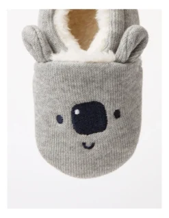 Sherpa Lined Novelty Bootie In Grey Marle -Jack & Milly 891399610 6 720x928