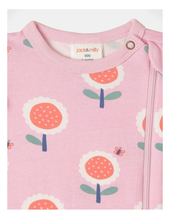 Betty Knit Flutter Sleeve Romper In Light Pink 4 Betty Knit Flutter Sleeve Romper In Light Pink - Image 2