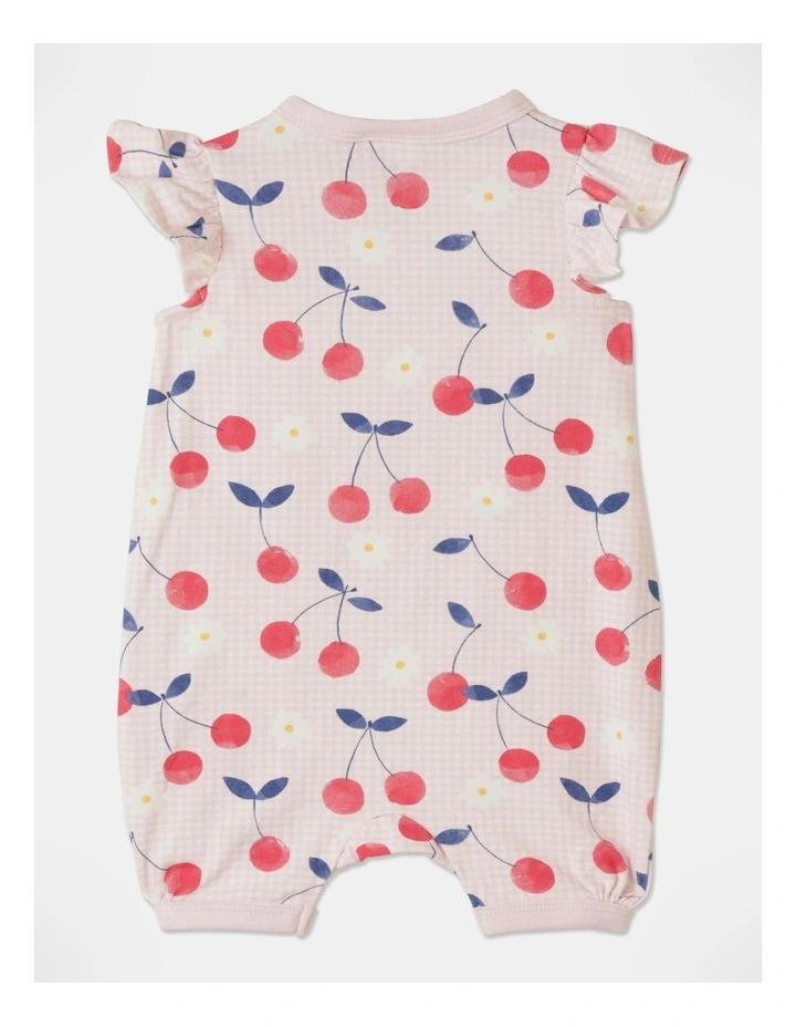 Betty Knit Flutter Sleeve Romper In Multi 6 Betty Knit Flutter Sleeve Romper In Multi - Image 4