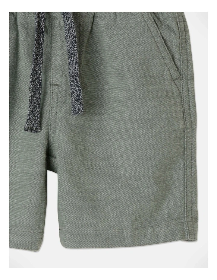 Mack Textured Woven Short In Green 5 Mack Textured Woven Short In Green - Image 3