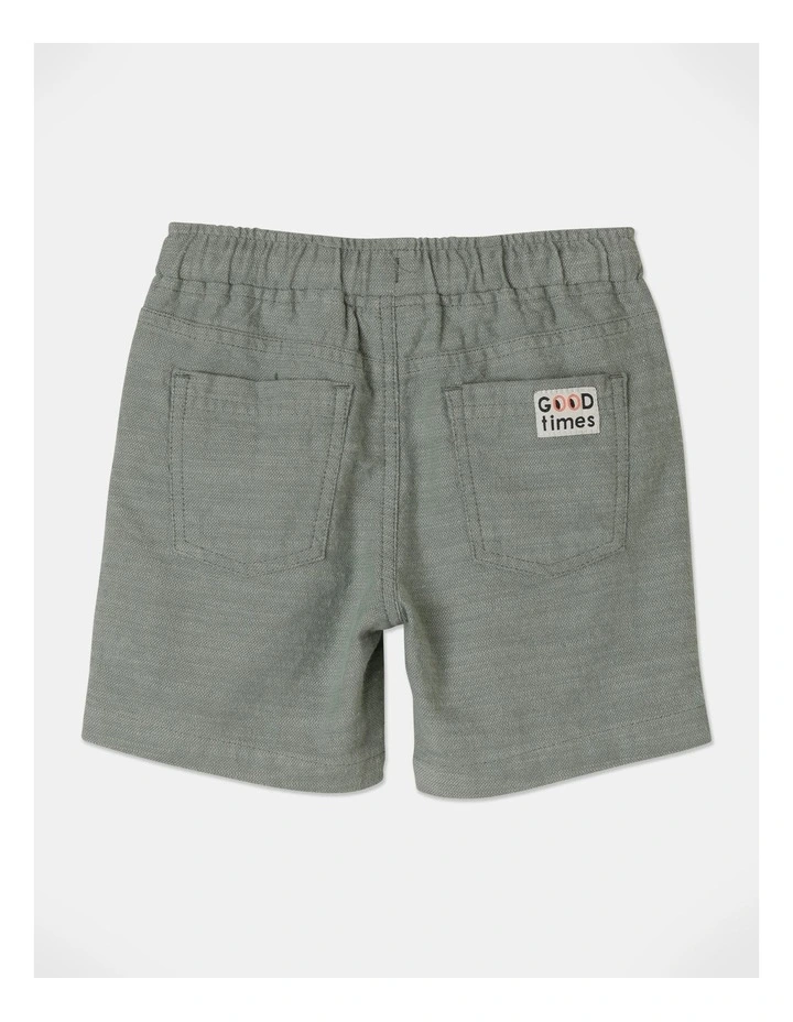 Mack Textured Woven Short In Green 6 Mack Textured Woven Short In Green - Image 4