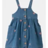 Chambray Pinnie Dress In Denim -Jack & Milly 916904800 1 720x928