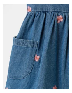 Chambray Pinnie Dress In Denim -Jack & Milly 916904800 3 720x928