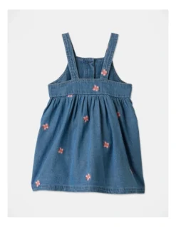 Chambray Pinnie Dress In Denim -Jack & Milly 916904800 4 720x928