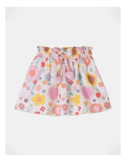 Marigold Dobby Skirt In Multi