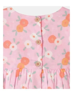 Charlotte Flutted Sleeve Tiered Dress In Light Pink -Jack & Milly 918626590 6 720x928