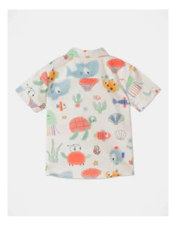 Dave Short Sleeve Shirt In Cream -Jack & Milly 918626770 3 720x928