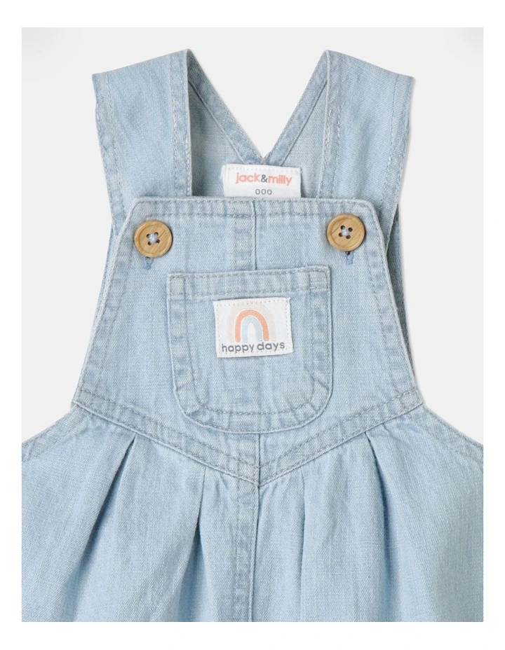 Sienna Gingham Romper In Denim 4 Sienna Gingham Romper In Denim - Image 2