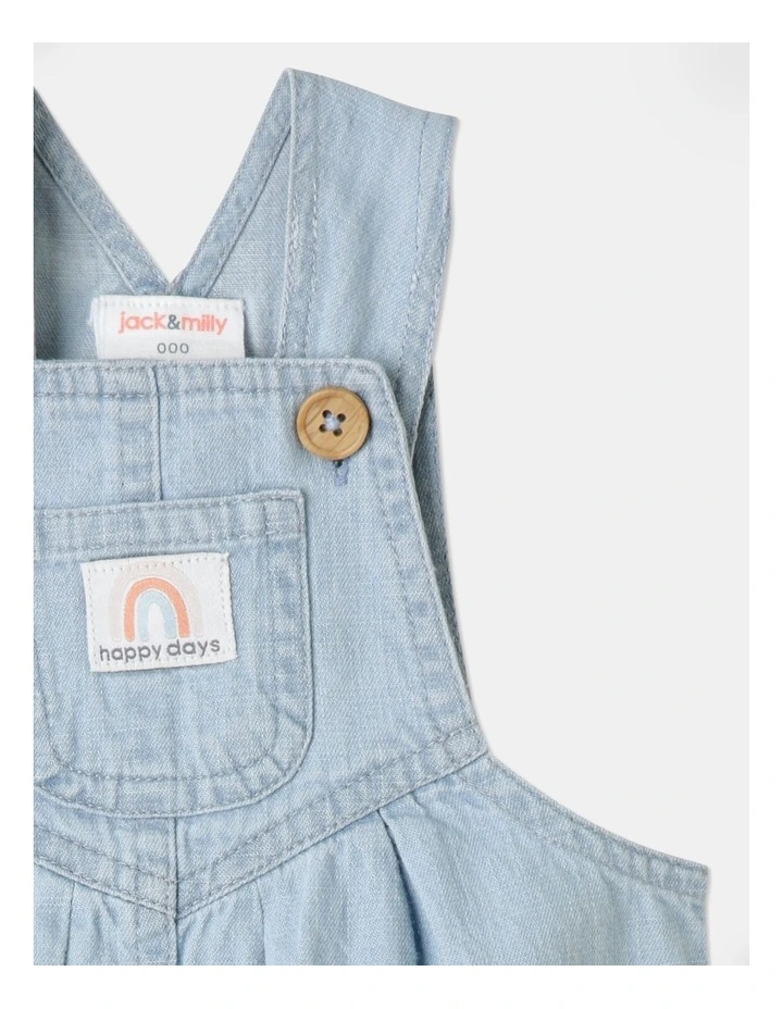 Sienna Gingham Romper In Denim 5 Sienna Gingham Romper In Denim - Image 3