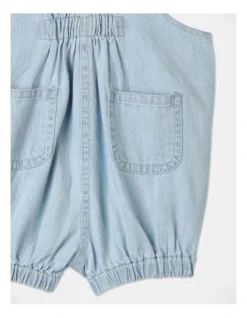 Sienna Gingham Romper In Denim 15 Sienna Gingham Romper In Denim -Jack & Milly 918633250 7 720x928