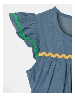 Jemima Chambray Dress In Denim -Jack & Milly 920390590 3 720x928