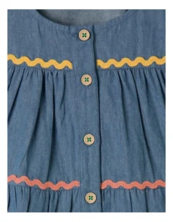 Jemima Chambray Dress In Denim -Jack & Milly 920390590 4 720x928