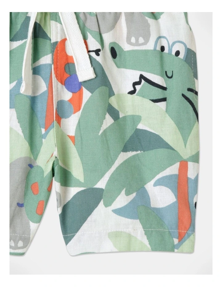 Mal Woven Short In Milk 4 Mal Woven Short In Milk - Image 2