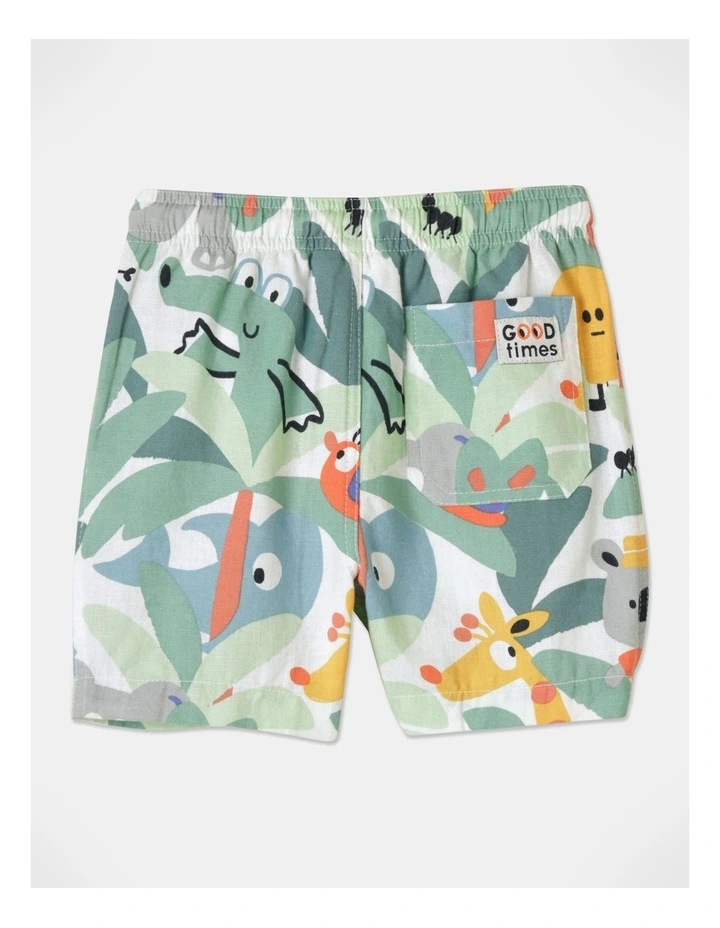 Mal Woven Short In Milk 7 Mal Woven Short In Milk - Image 5