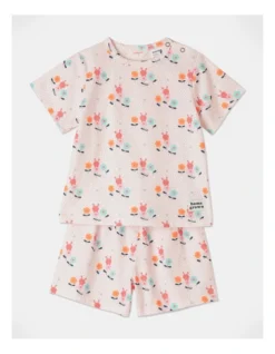 Ollie Knit PJ Set In Milk