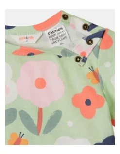 Ollie Knit PJ Set In Sage -Jack & Milly 920395810 4 720x928