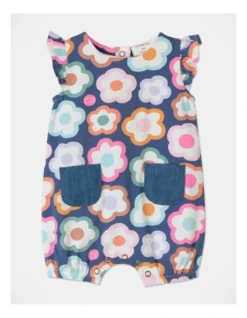 Marlow Knit Romper In Navy