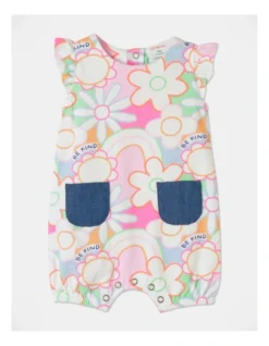 Marlow Knit Romper In Multi