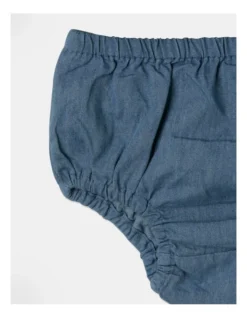 Chambray Dress And Bloomer Set In Denim -Jack & Milly 920402200 4 720x928