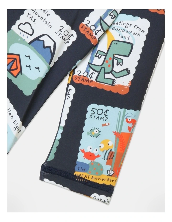 Jim Long Sleeve Rash Vest Set In Navy 5 Jim Long Sleeve Rash Vest Set In Navy - Image 3