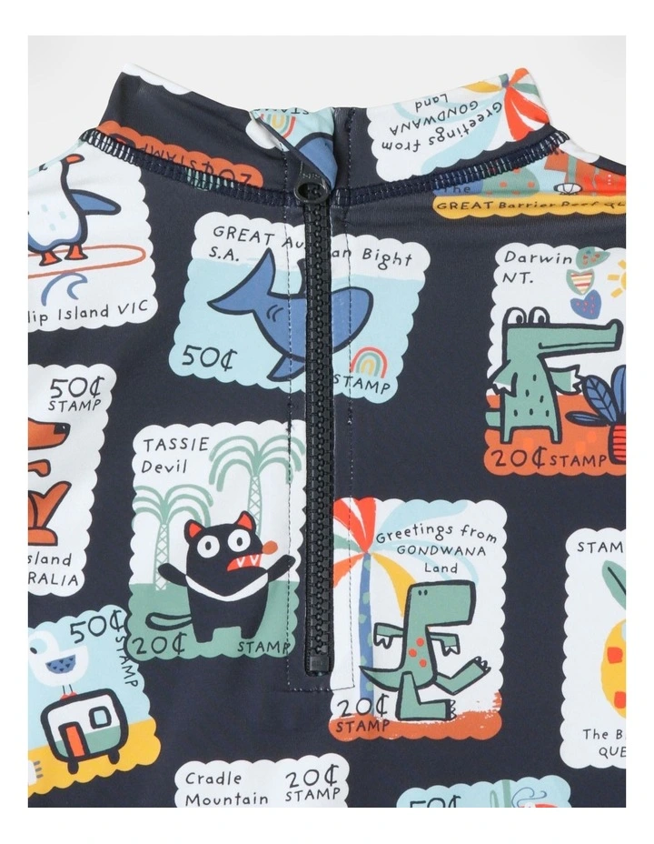 Jim Long Sleeve Rash Vest Set In Navy 9 Jim Long Sleeve Rash Vest Set In Navy - Image 7