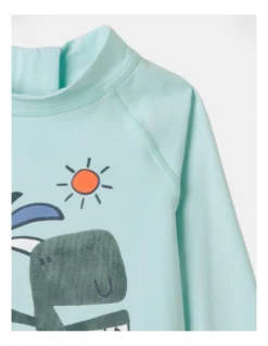 Murray Long Sleeve Rash Vest Set In Light Blue -Jack & Milly 920418850 3 720x928