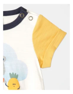 Milo Oversized Bodysuit In Mustard/Cream -Jack & Milly 925490800 3 720x928