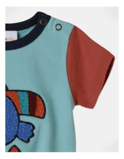 Spike Short Sleeve Bodysuit In Blue -Jack & Milly 925491250 3 720x928