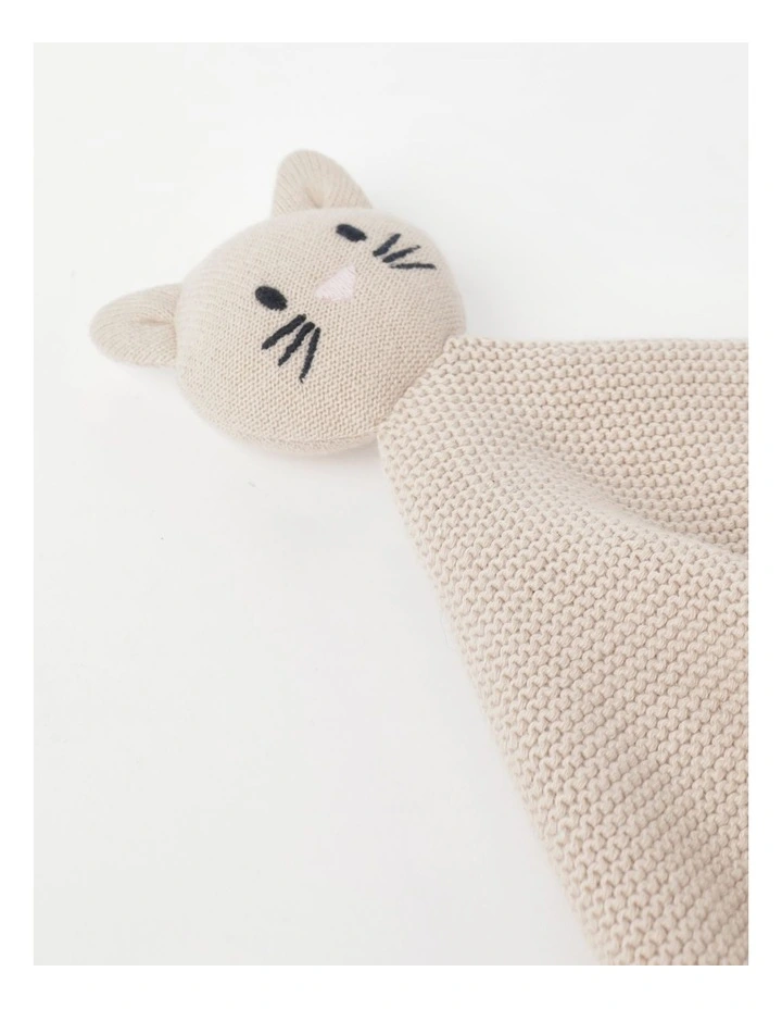 Cat Blanket Toy In Oatmeal 3 Cat Blanket Toy In Oatmeal - Image 2