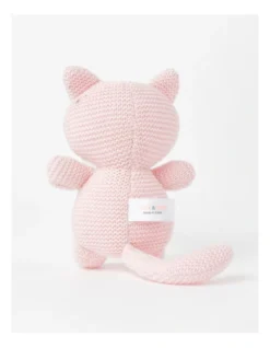 Cat Knitted Toy In Light Pink -Jack & Milly 926042230 3 720x928