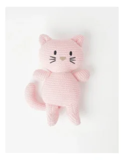 Cat Knitted Toy In Light Pink -Jack & Milly 926042230 5 720x928