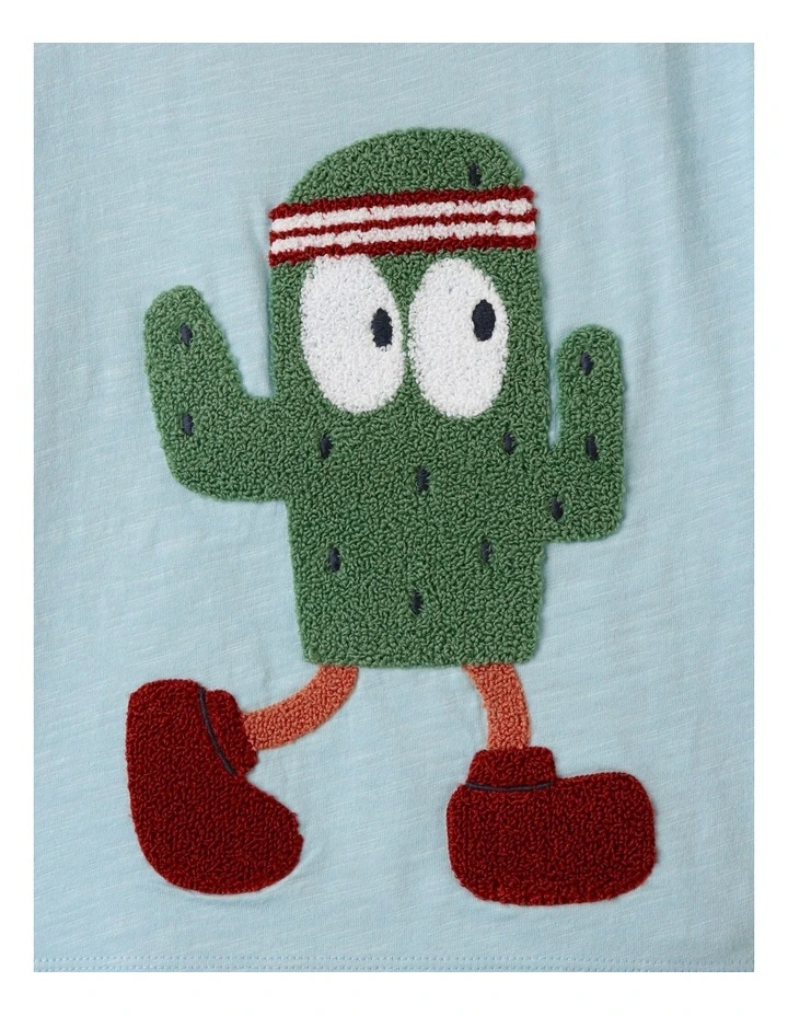 Phil Colour Blocked T-Shirt In Blue 4 Phil Colour Blocked T-Shirt In Blue - Image 2