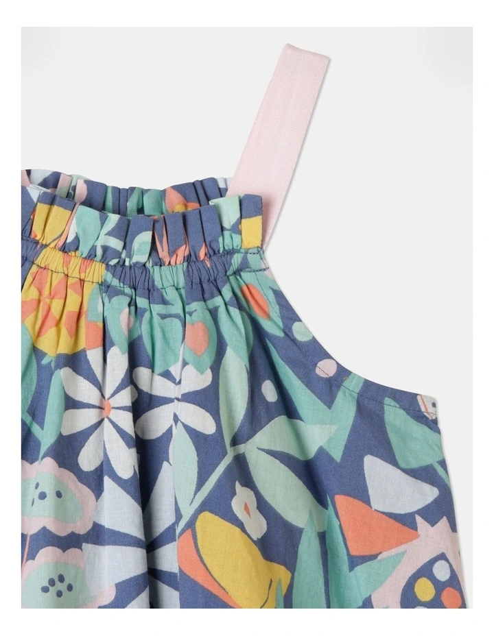 Rosie Frill Dress In Navy 4 Rosie Frill Dress In Navy - Image 2