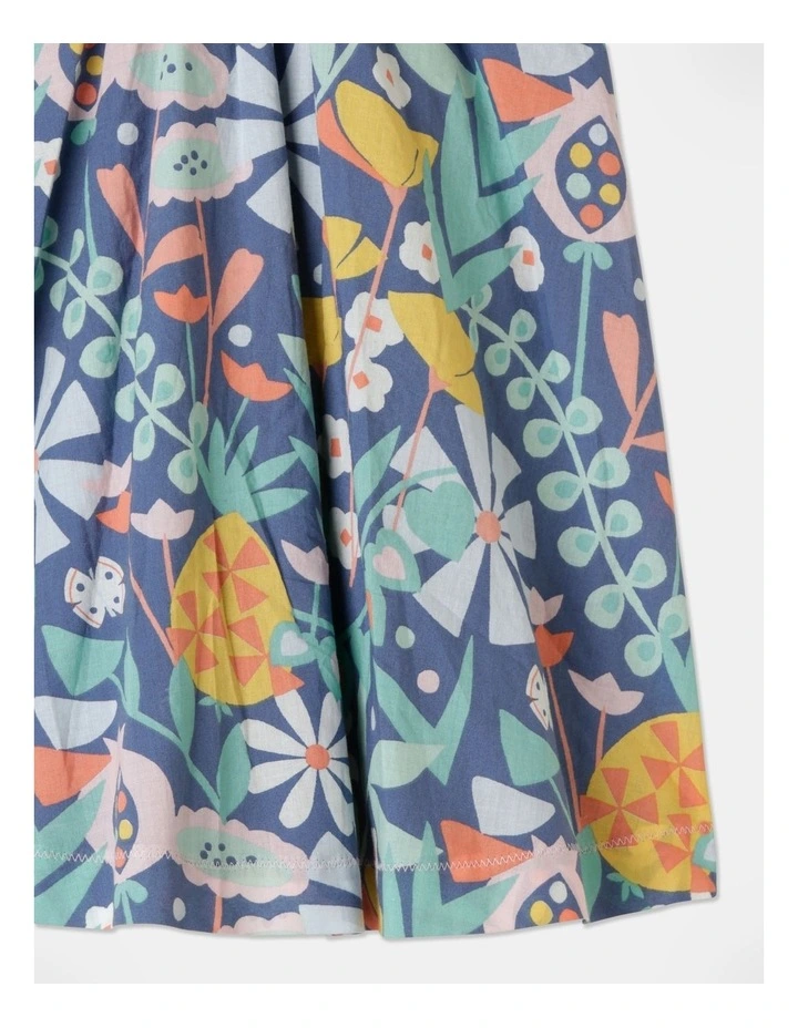 Rosie Frill Dress In Navy 5 Rosie Frill Dress In Navy - Image 3