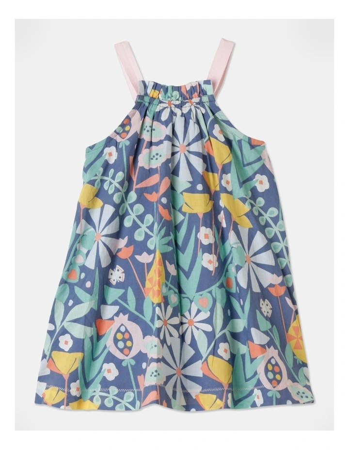 Rosie Frill Dress In Navy 7 Rosie Frill Dress In Navy - Image 5