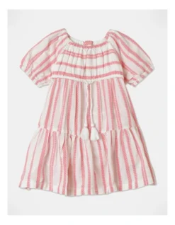 Sabrina Puff Sleeve Dress In Milk