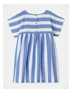 Stella Textured Stripe Dress In Blue 8 Stella Textured Stripe Dress In Blue -Jack & Milly 928625770 3 720x928