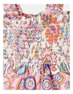 Zoe Shirred Bodice Playsuit In Pink -Jack & Milly 928625860 4 720x928