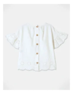 Ruby Broderie Top In Milk -Jack & Milly 928626040 3 720x928