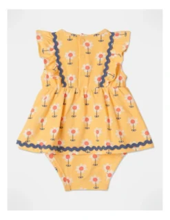 Pepe Romper With Skirt In Mustard -Jack & Milly 928699660 5 720x928