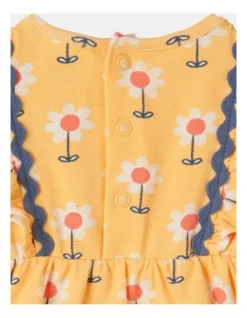 Pepe Romper With Skirt In Mustard -Jack & Milly 928699660 6 720x928