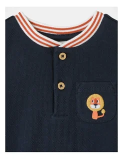 Paddy Bodysuit With Patch Pocket In Navy -Jack & Milly 928701100 3 720x928