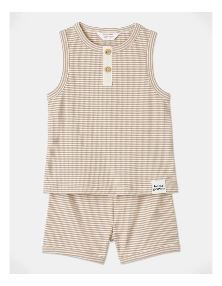 Quinn PJ Set In Brown 3 Quinn PJ Set In Brown