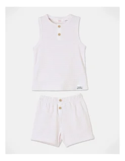 Quinn PJ Set In Light Pink