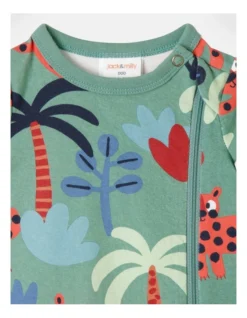 Harvey Knit Romper In Green -Jack & Milly 929539630 4 720x928