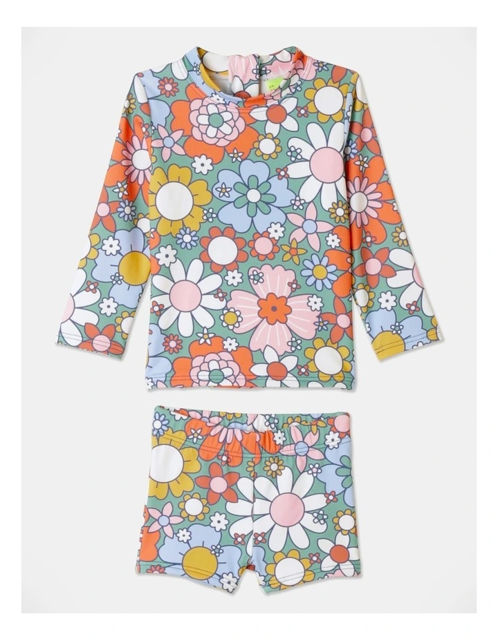 Honey Rash Vest Set In Assorted 2 Honey Rash Vest Set In Assorted