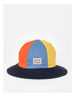 Colourblocked Hat In Multi