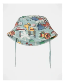 Terry Towelling Hat In Blue